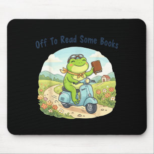 Mousepad Sapo engraçado meme fora para ler alguns livros am