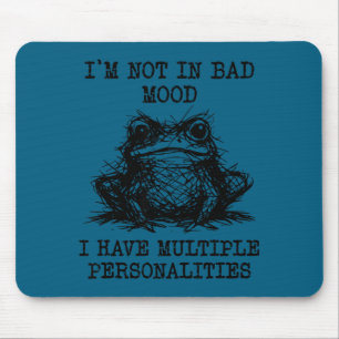 Mousepad Sapo engraçado meme homens mulheres dizendo ter mú