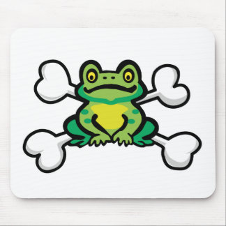 Mousepad sapo esbranquiçado Caveira e Crossbones