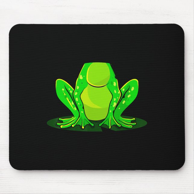 Mousepad Sapo Figurino Halloween Green Toad Kids Men B (Frente)