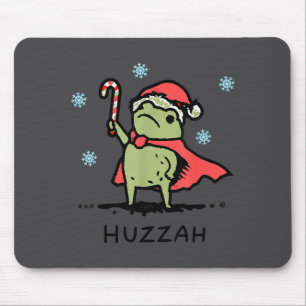 Mousepad Sapo Huzzah Cavaleiro Sapo Espada Divertida Citaçã
