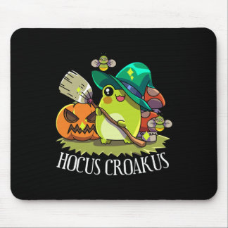 Mousepad Sapo Kawaii Witch Hat Cottagecore Hocus Estético