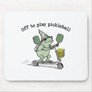 Mousepad Sapo Mago Segura Raquete Patinete Vai Brincar P