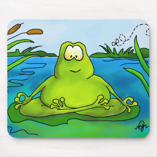 Mousepad Sapo Meditating gordo (Frente)