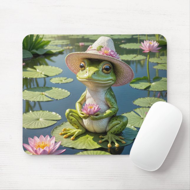 Mousepad Sapo No Lily Pad (Com mouse)