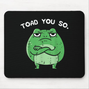 Mousepad Sapo Toad Engraçado Trocadilho Frase Meme Animal M
