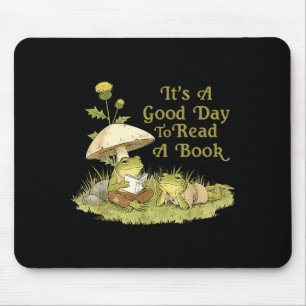 Mousepad Sapo toad lê livro professores alunos crianças liv