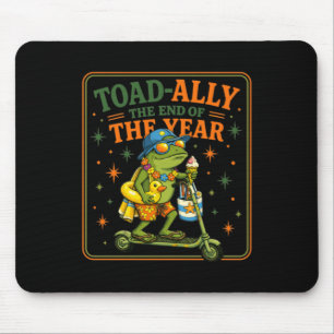 Mousepad Sapo-Totalmente O Fim Do Ano Engraçado Sapo Escola