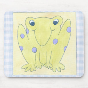 Mousepad Sapo Trio sobre Gingham Cloth