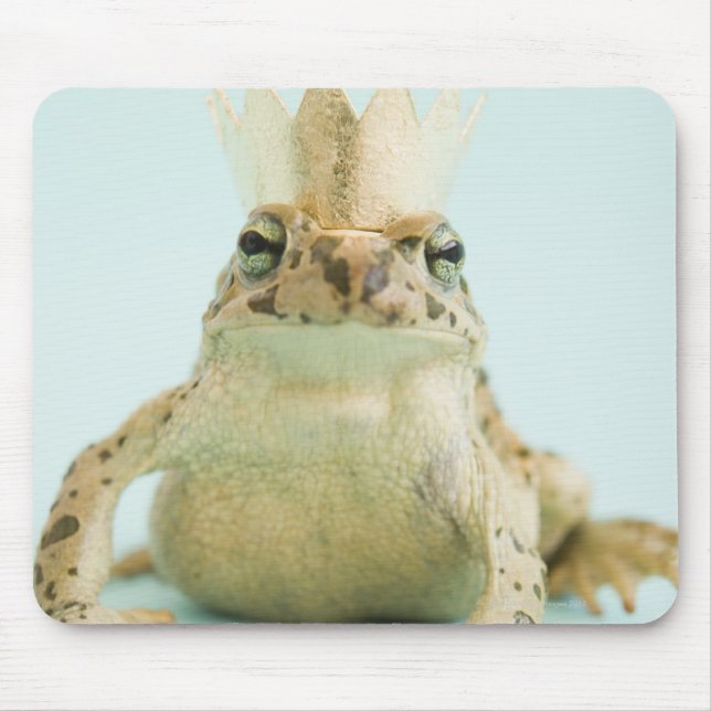 Mousepad Sapo vestindo coroa (Frente)
