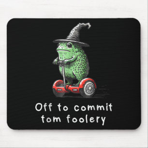 Mousepad Sapo Whimsical Para Cometer O Tom Foolery Para