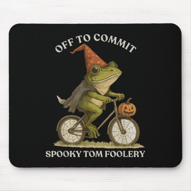 Mousepad Sapo Whimsical Para Cometer O Tom Foolery Para (Frente)