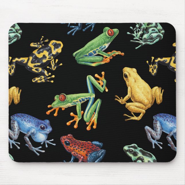 Mousepad Sapos a preto (Frente)