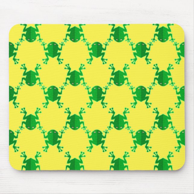 Mousepad Sapos bonitos dos desenhos animados (Frente)