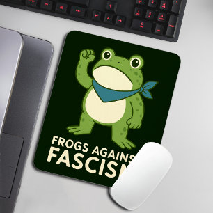 Mousepad Sapos Contra o Fascismo Protesto do Sapo de Portla