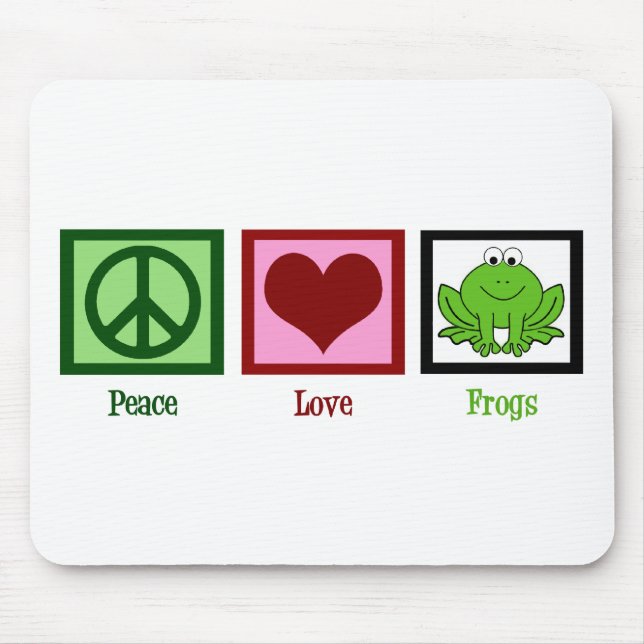 Mousepad Sapos de Paz e Amor (Frente)