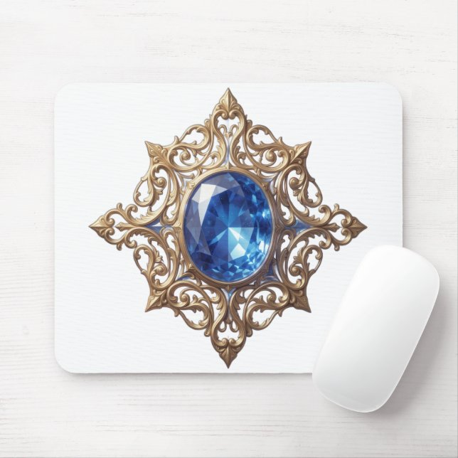 Mousepad Sapphire – The Stone of Truth and Wisdom´8 (Com mouse)