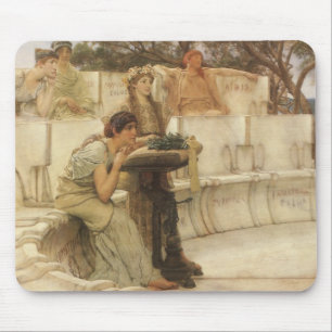 Mousepad Sappho e Alcaeus por Sir Lawrence Alma Tadema