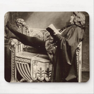 Mousepad Sarah Bernhardt (1844-1923) como Hamlet no 1899