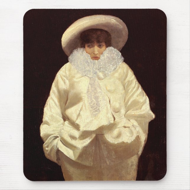 Mousepad Sarah Bernhardt como Pierrot (Sad Clown) (Frente)