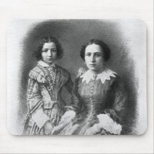 Mousepad Sarah Bernhardt e sua mãe?