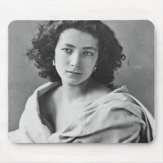 Mousepad Sarah Bernhardt no traje, c.1860 (Frente)