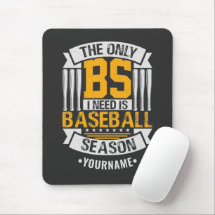 Mousepad Sarcasmo Engraçado Baseball