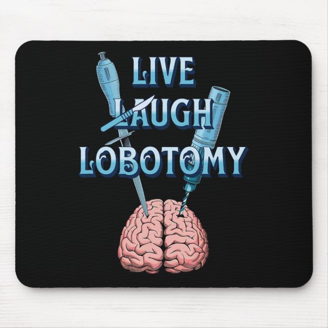 Mousepad Sarcastic Dark Humor Gothic Live (Frente)