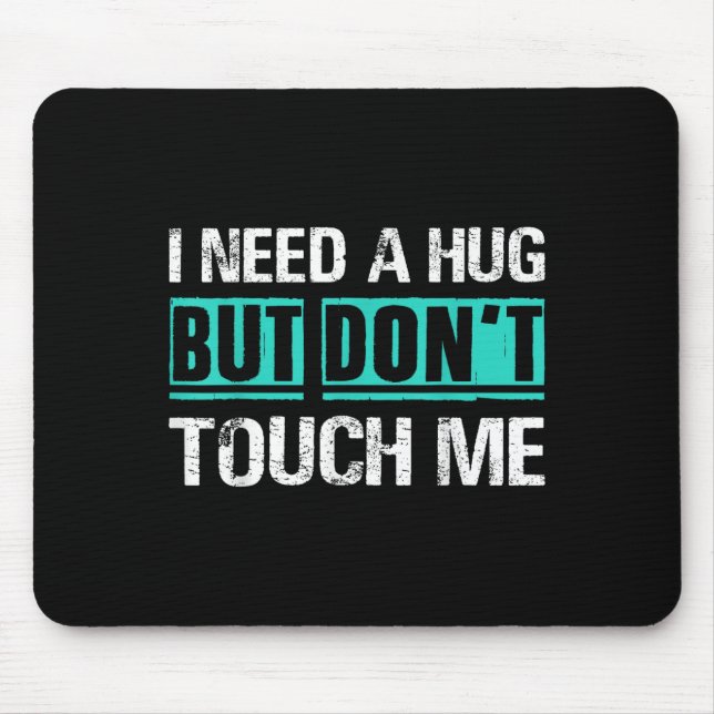 Mousepad Sarcastic Quotes And Introverts Men Women Tees. I  (Frente)