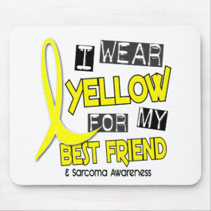 Mousepad Sarcoma EU VISTO o AMARELO PARA MEU MELHOR AMIGO