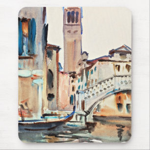 Mousepad Sargent - Uma Ponte e uma Campanila, Veneza,