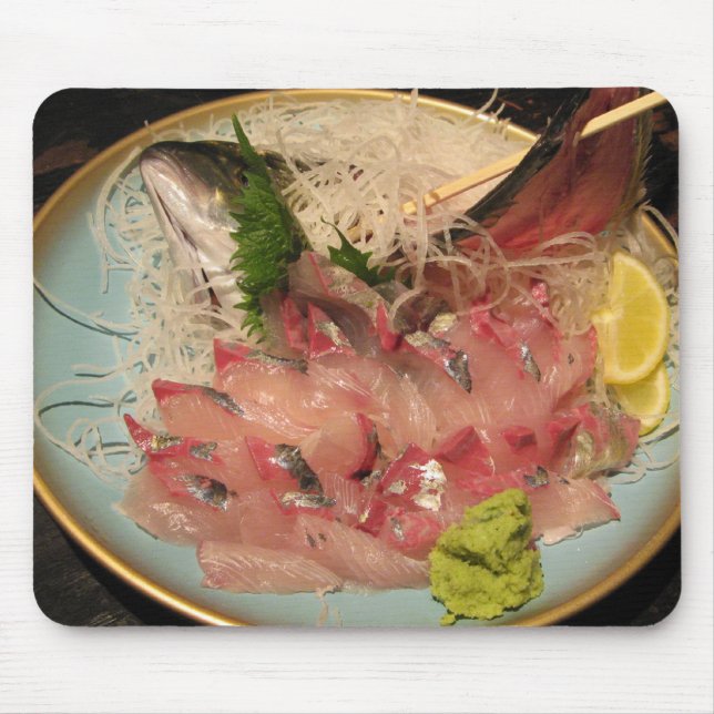Mousepad Sashimi 刺 身... Comida japonesa (Frente)