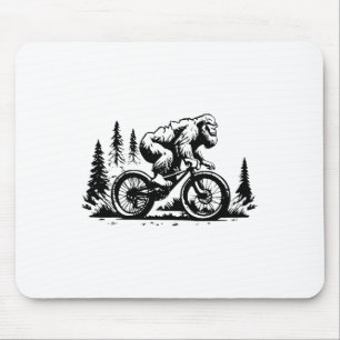 Mousepad Sasquatch Pé Grande Mountain Bike Bicicleta Engraç