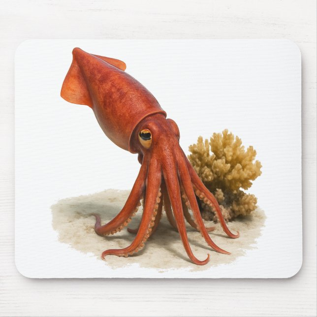 Mousepad Sassy Squid sobre a Patrulha (Frente)