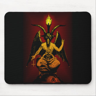 Mousepad satânico da cabra