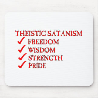 Mousepad Satanism/devoção Theistic de Luciferianism