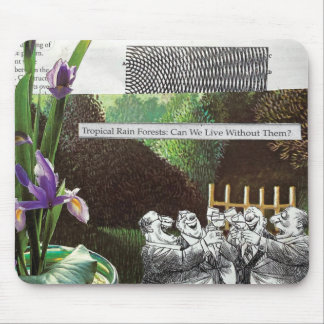 Mousepad Sátira Engraçado da Piada Política Florestal sobre