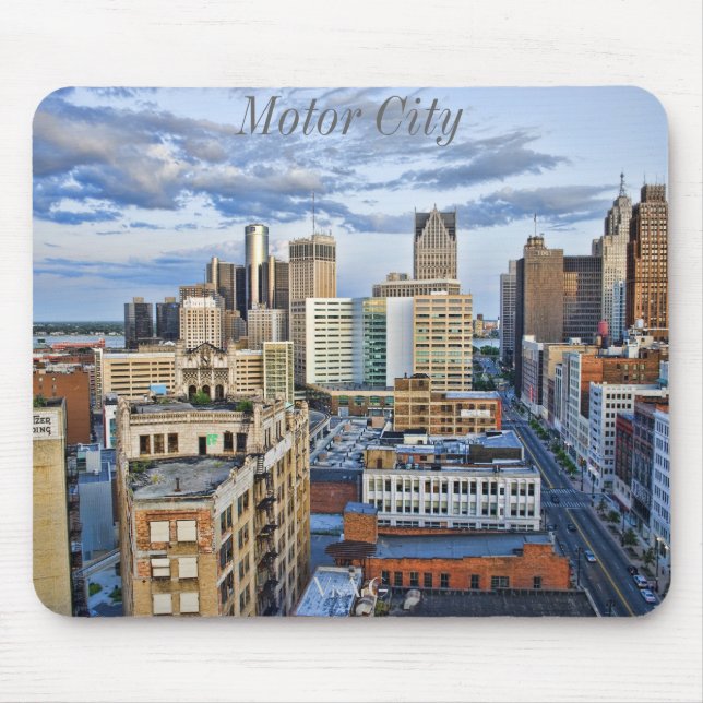 Mousepad Saturação da cidade do motor (Frente)