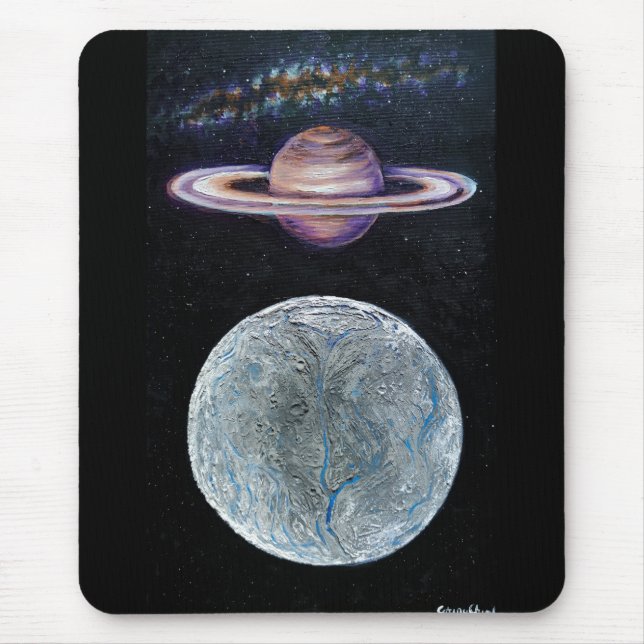 Mousepad Saturno e Enceladus (Frente)
