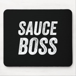 Mousepad Sauce Boss Chef Bbq Cook Food Humorousa