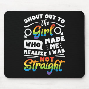 Mousepad Saudação à Garota Orgulho Lésbico LGBT Camiseta G