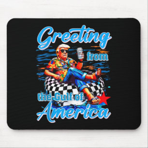 Mousepad Saudação Do Trump Da América Do Golfo Dos Eua