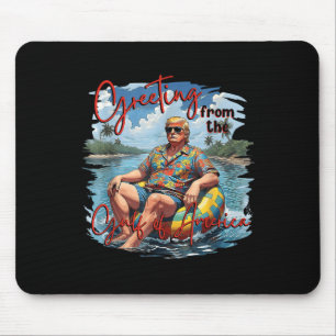 Mousepad Saudação Do Trump Da América Do Golfo Dos Eua