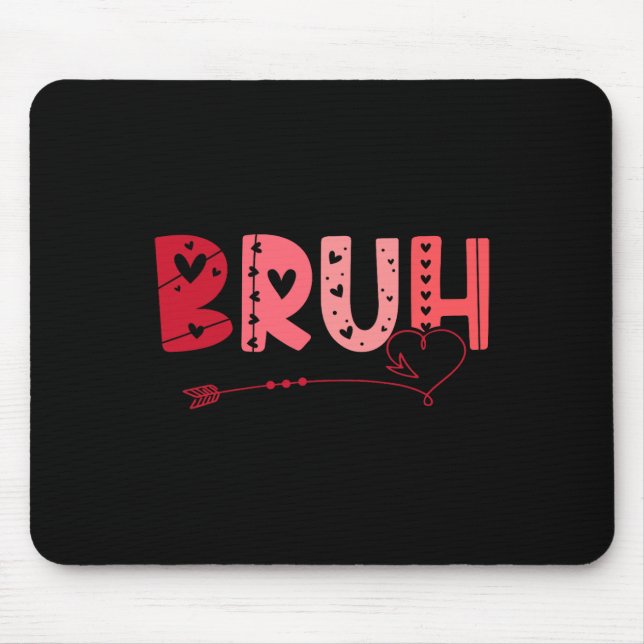 Mousepad Saudação engraçada do irmão do meme para adolescen (Frente)
