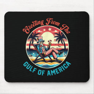 Mousepad Saudação Retroativa Do Trump Da América Do Golfo D
