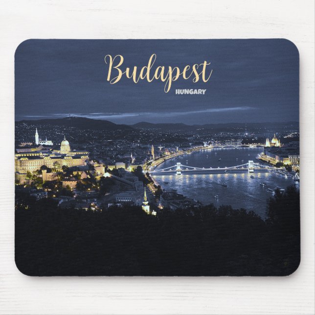 Mousepad Saudações do Bloco de Mouse Cênico de Budapeste, n (Frente)