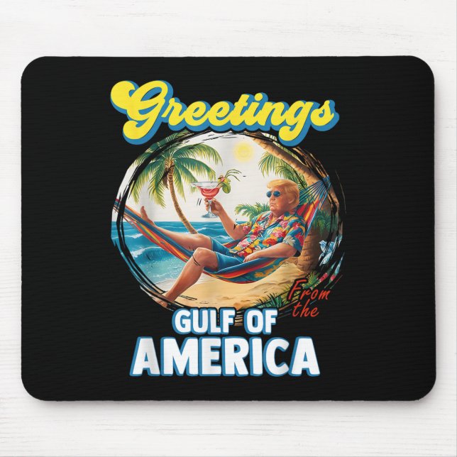Mousepad Saudações Do Golfo Da América (Frente)