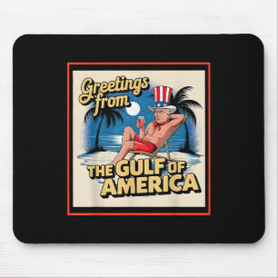 Mousepad Saudações Do Golfo Da América Americana Trump Patr