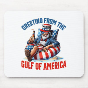 Mousepad Saudações Do Golfo Da América Americana Trump Patr