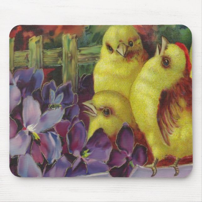 Mousepad Saudações do Pintinho páscoa (Frente)